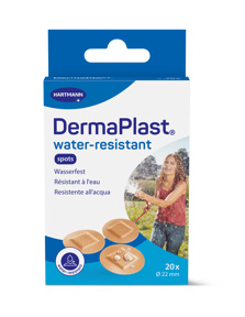 DermaPlast Spots hautfarbig rund